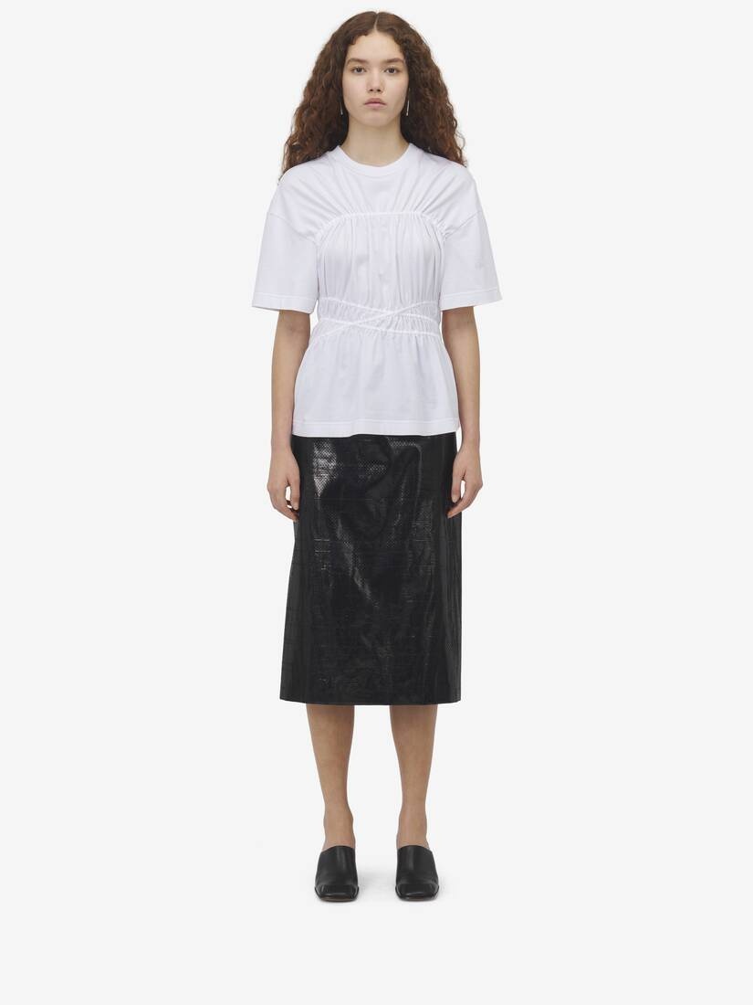 Gathered T-shirt - 3