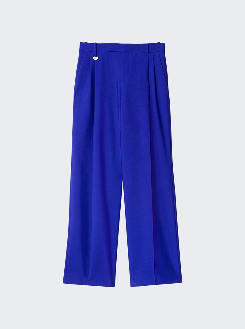 Wool Tailored Trousers Knight Blue - 1