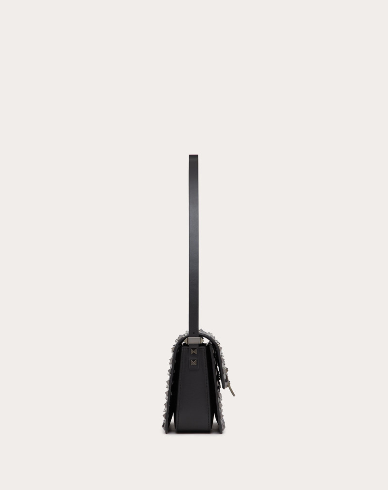 SMALL ROCKSTUD23 EMBROIDERED SHOULDER BAG 5