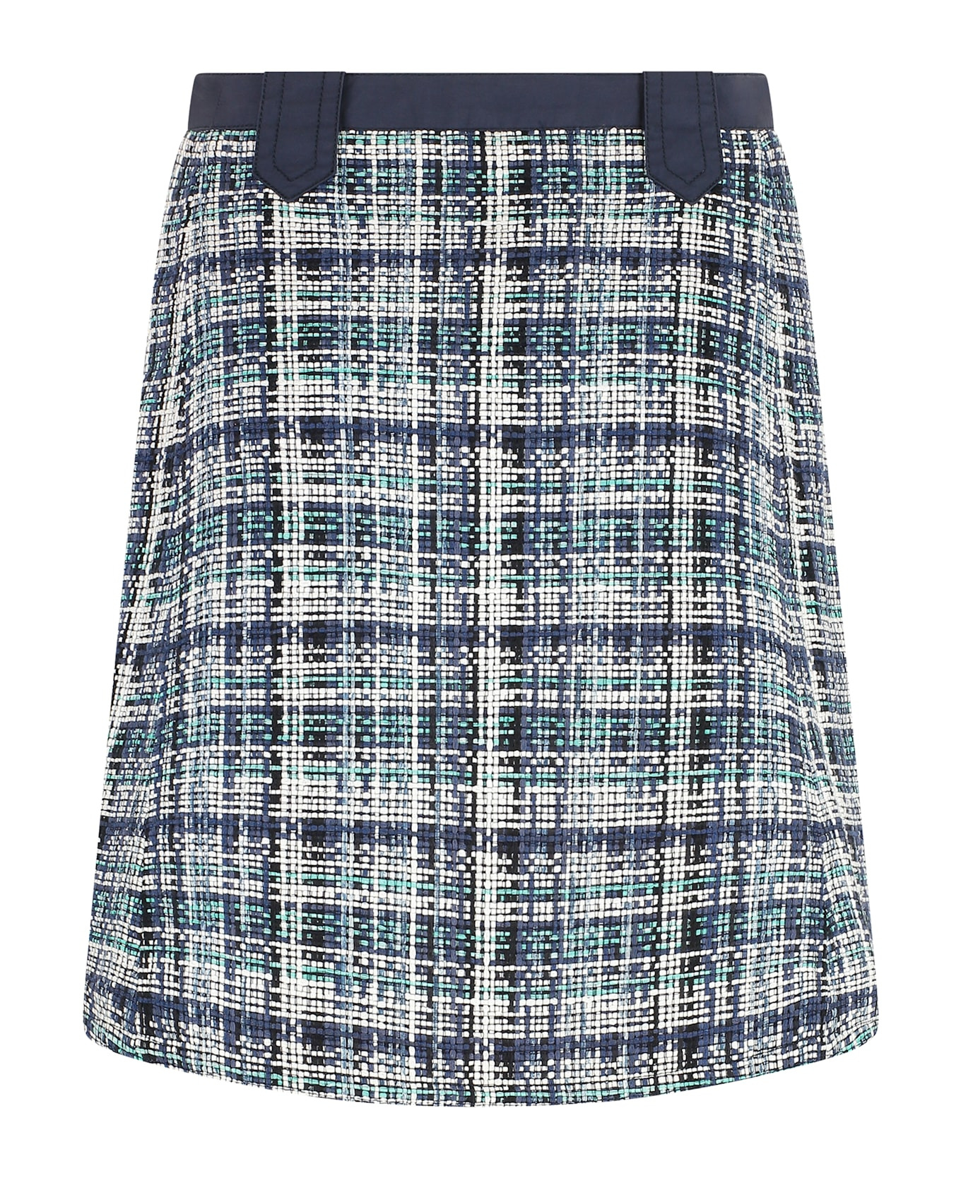 Cotton Blend Wrap Skirt - 2