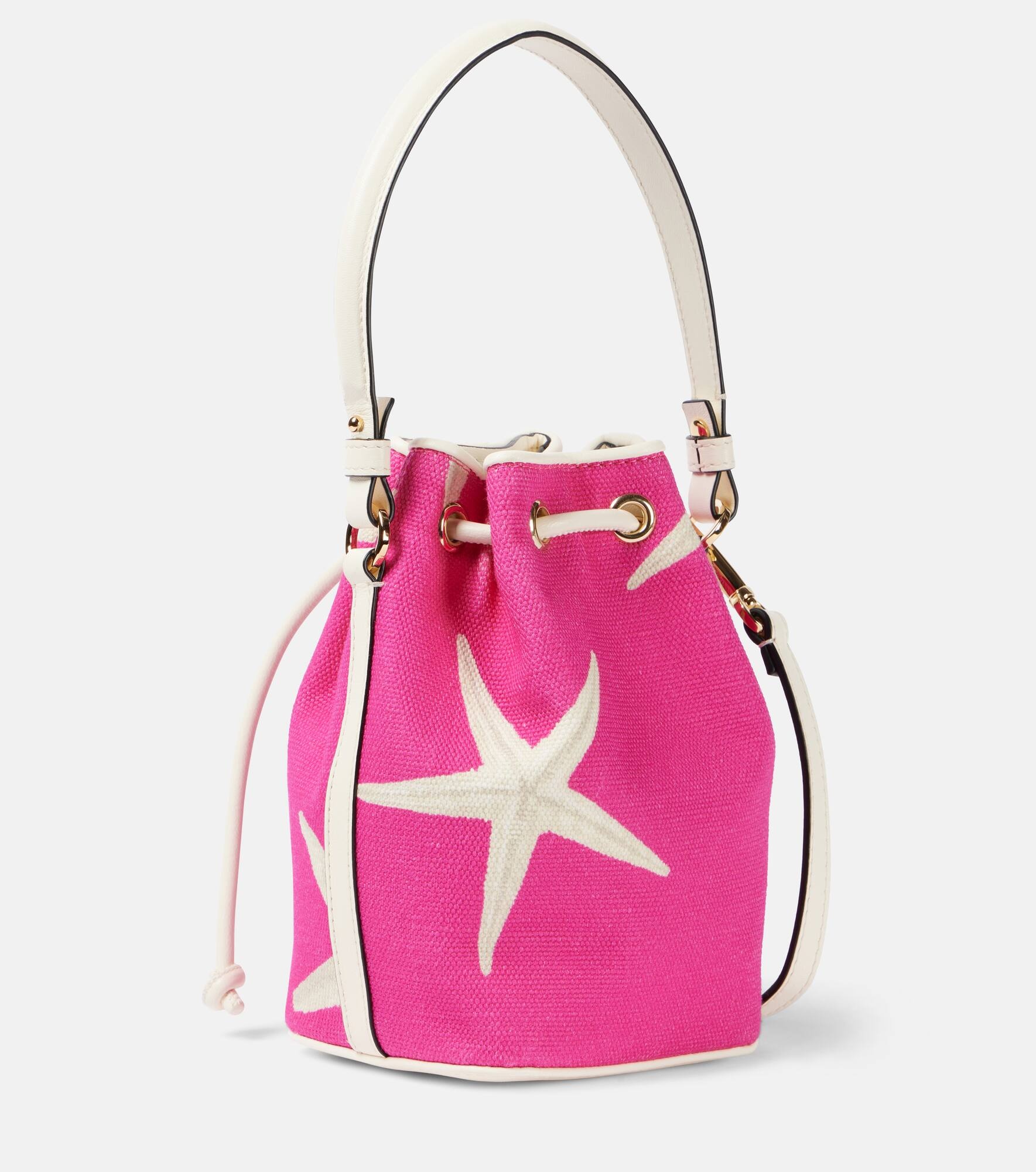 VLogo Starfish Mini canvas bucket bag - 4