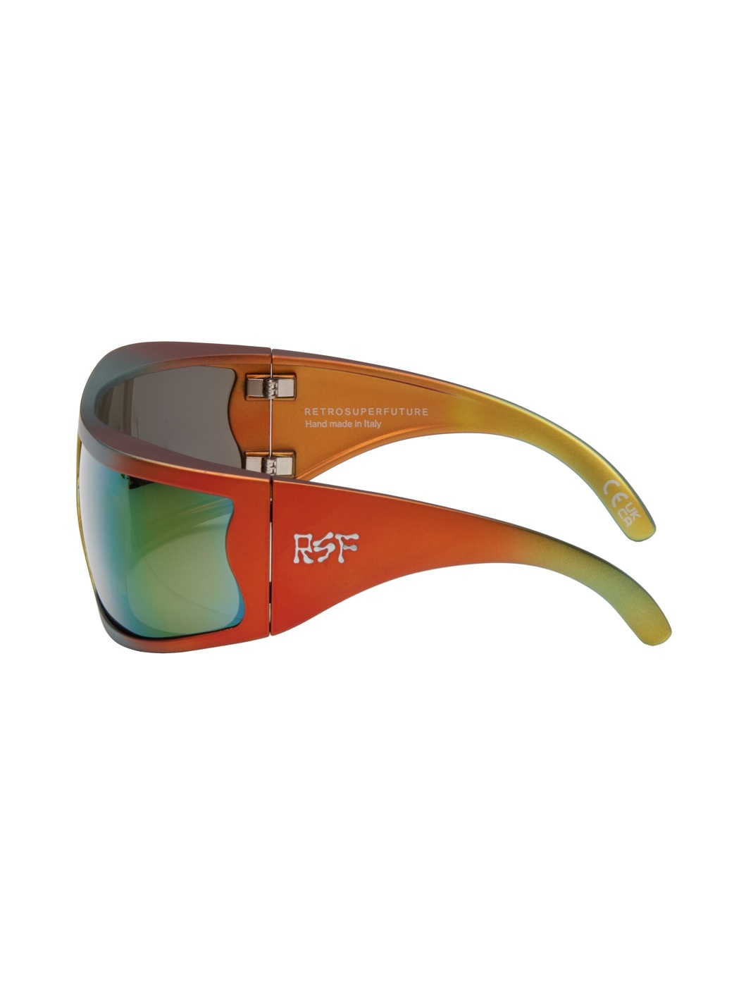 Orange & Green Bones Sunglasses - 3
