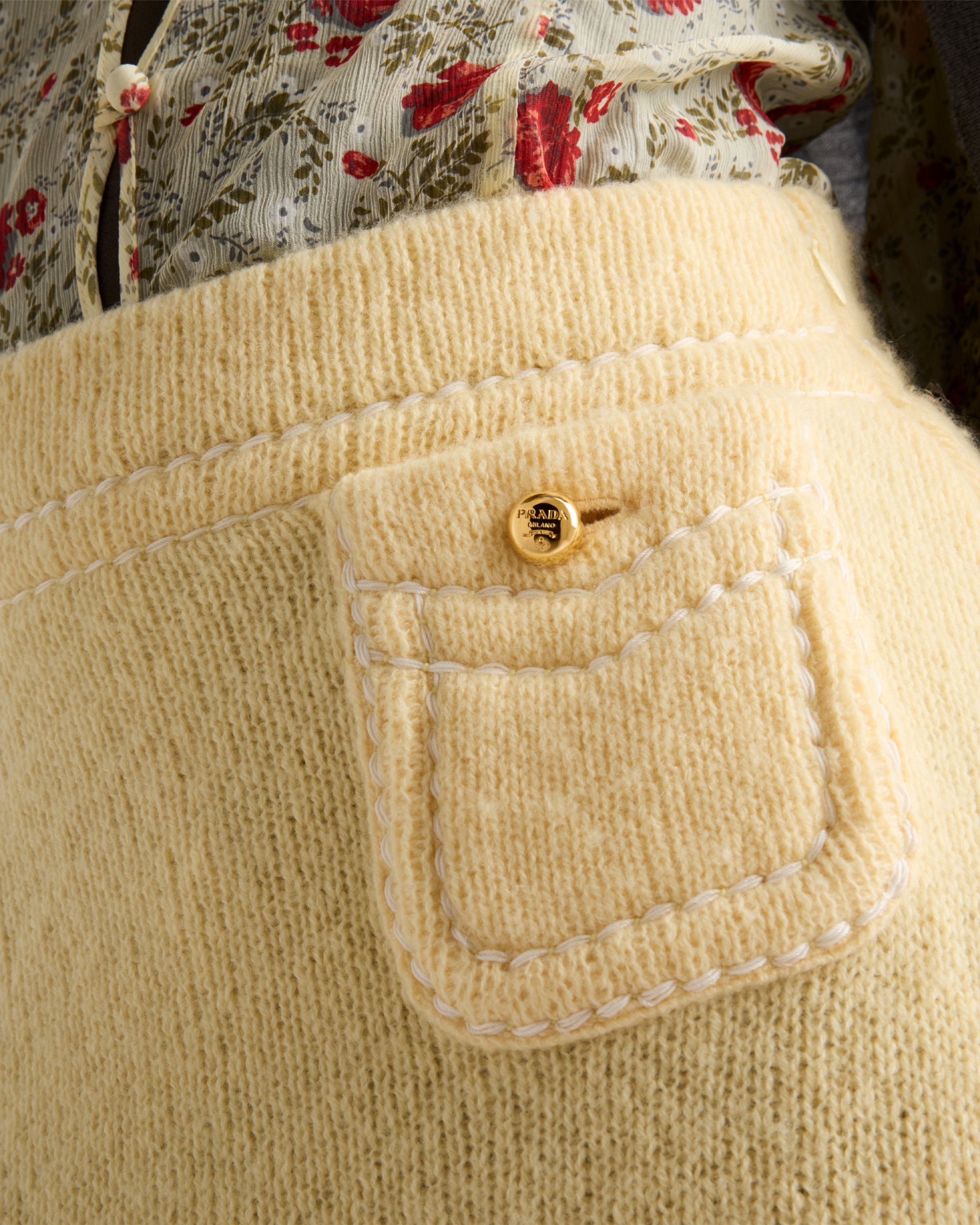Cashmere miniskirt - 3