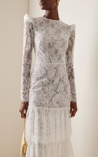 THE VAMPIRE’S WIFE The Earl Tiered Lace Maxi Dress white outlook