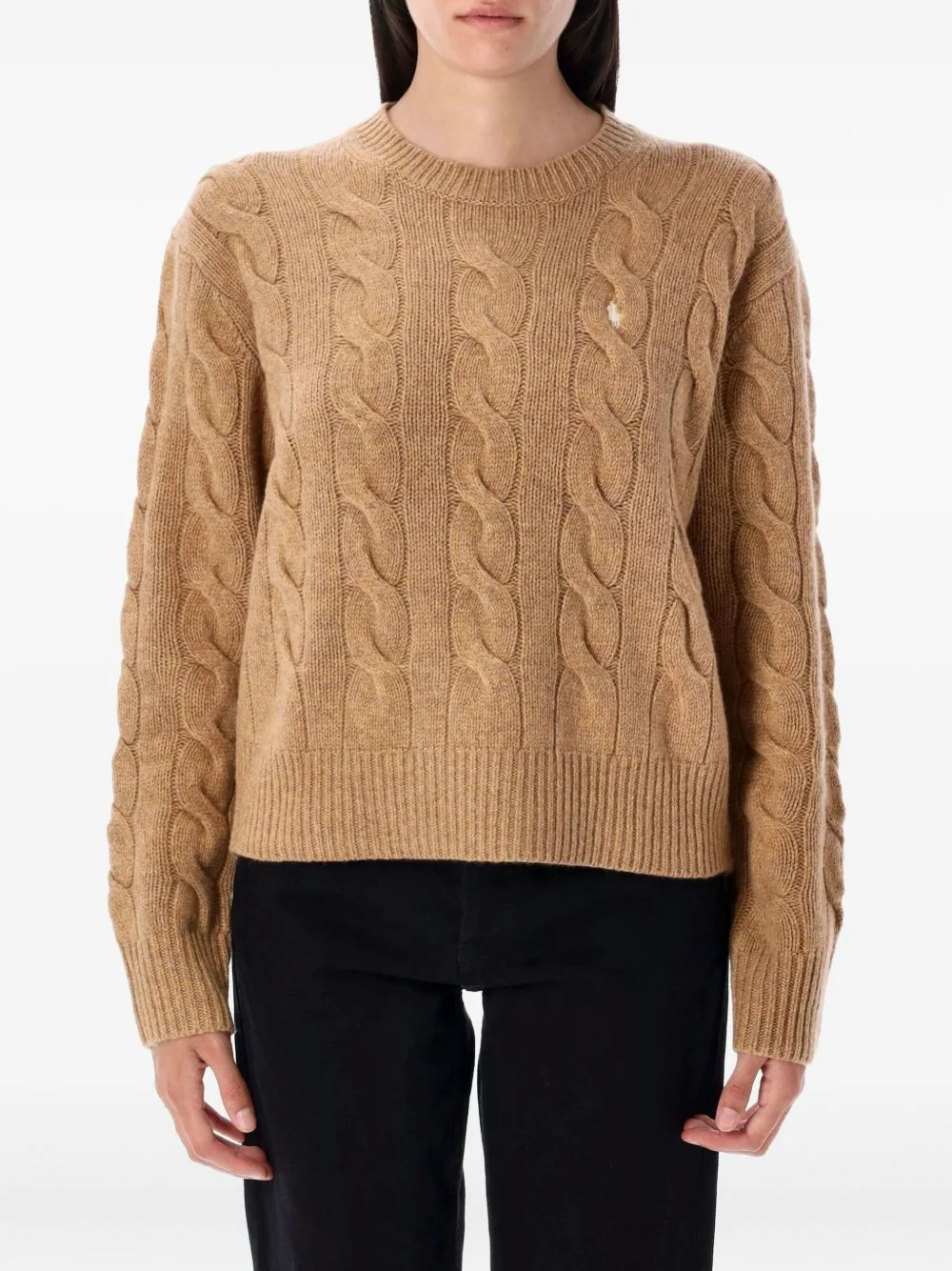cable-knit sweater - 1