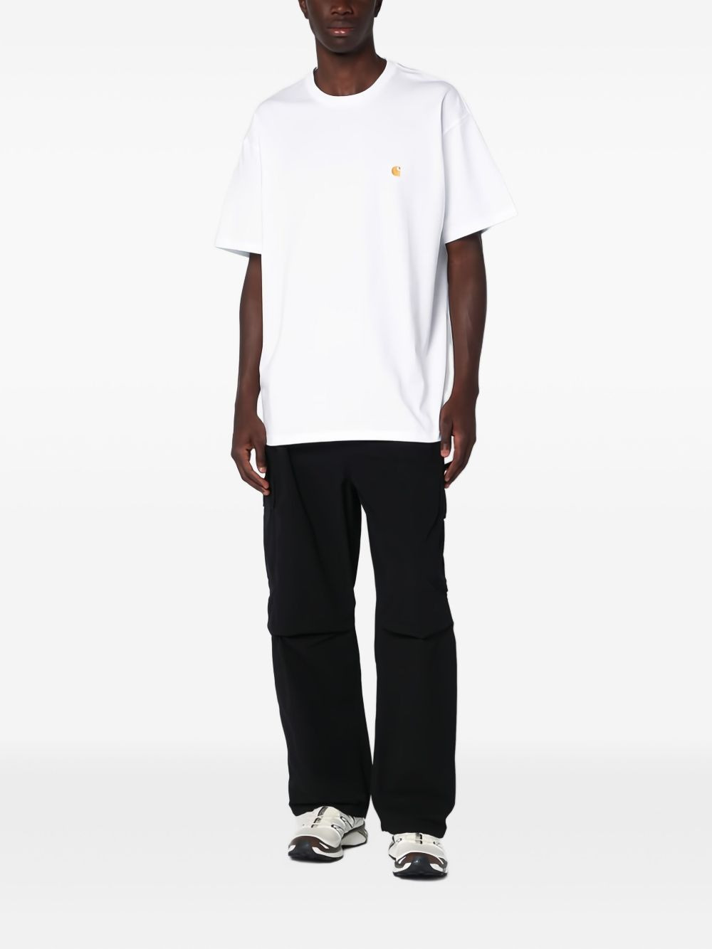 logo-patch trousers - 2