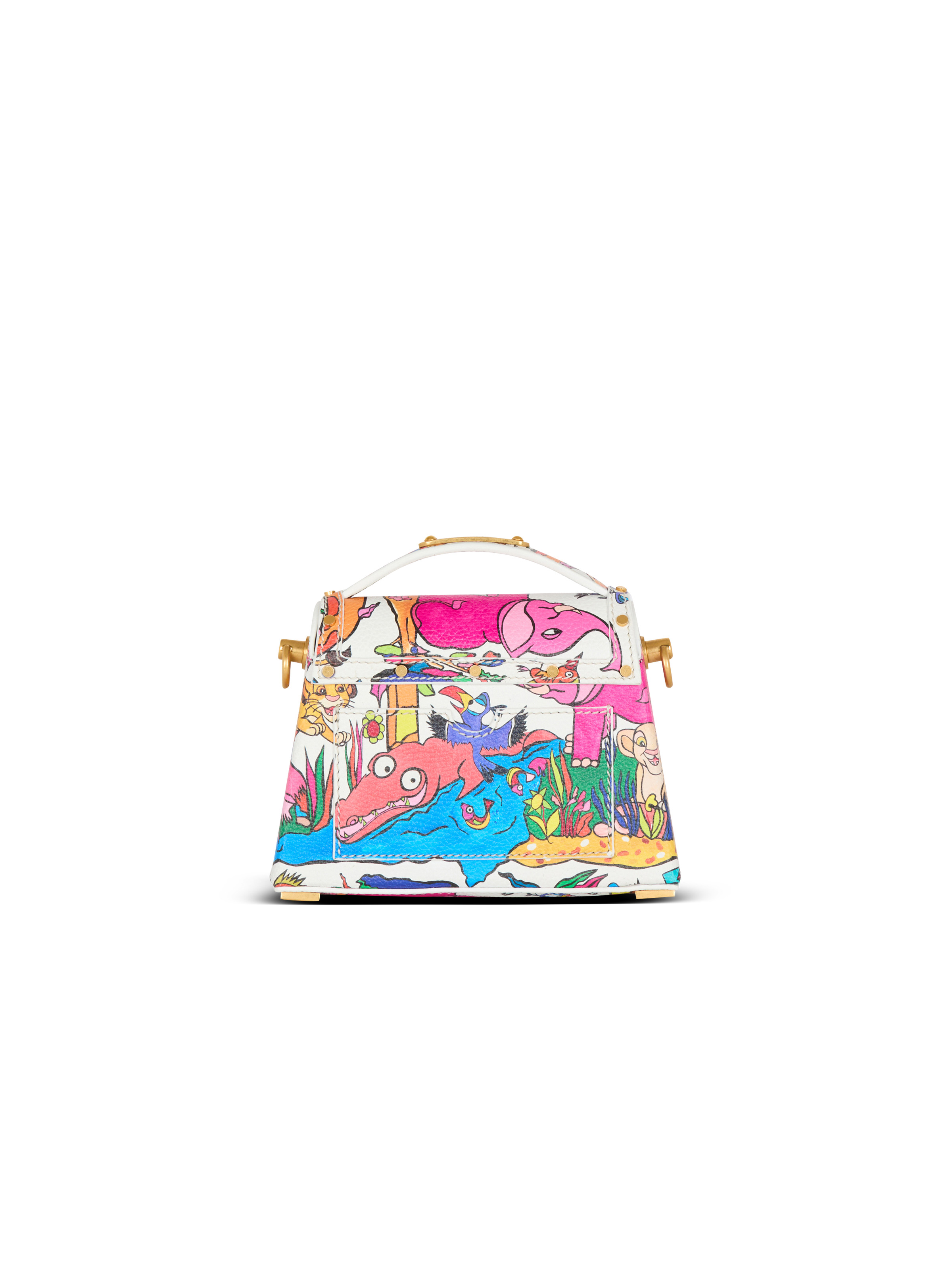 Disney x Balmain: The Lion King - B-Buzz Dynasty Small bag in Enfant Précoce print - 4