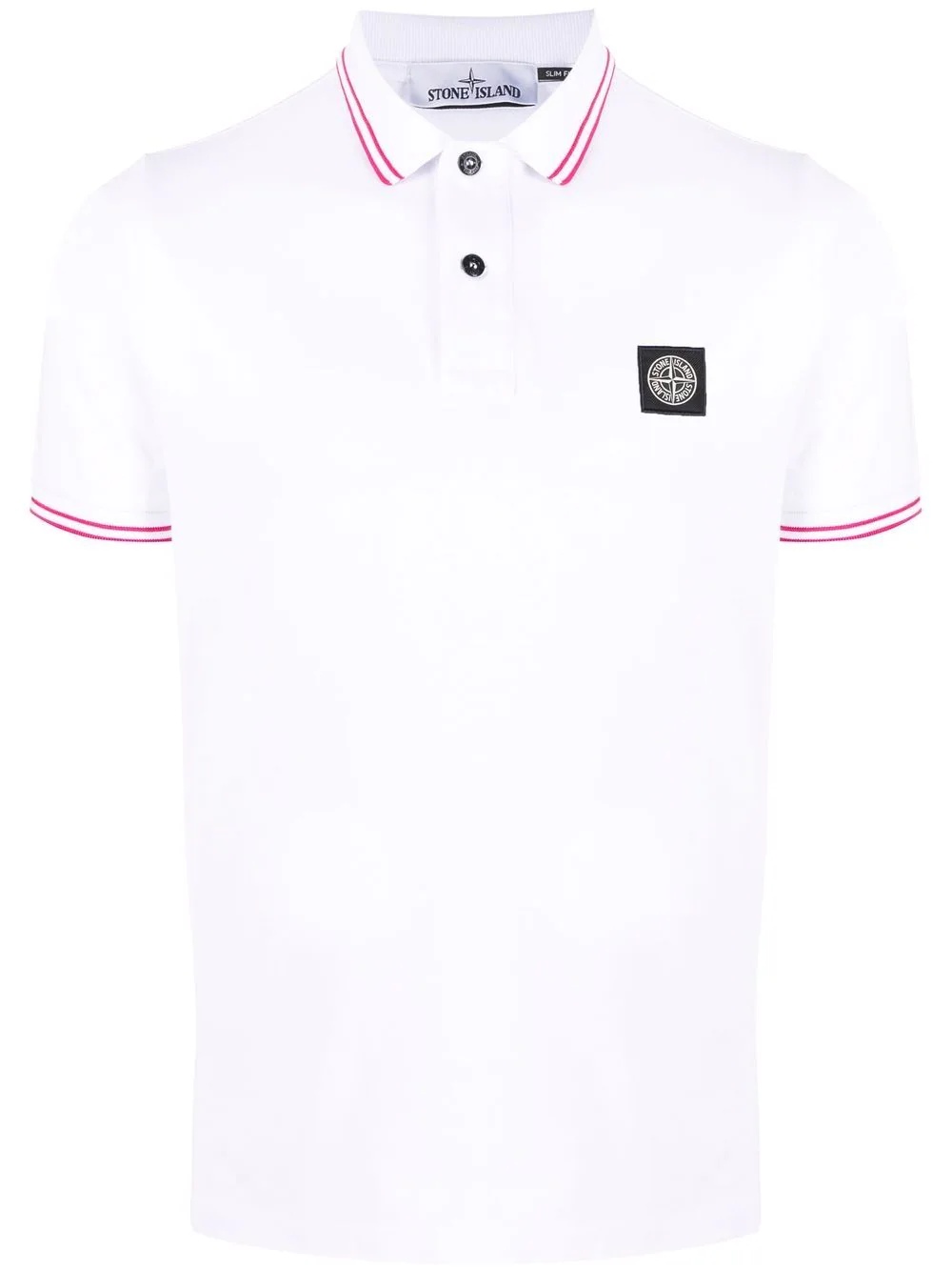 Compass patch polo shirt - 1