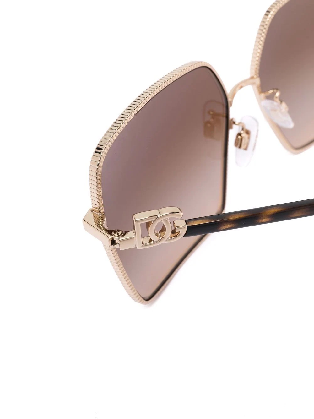 Gros grain square-frame sunglasses - 3