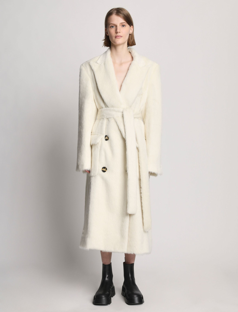 Proenza Schouler Brushed Alpaca Coat outlook
