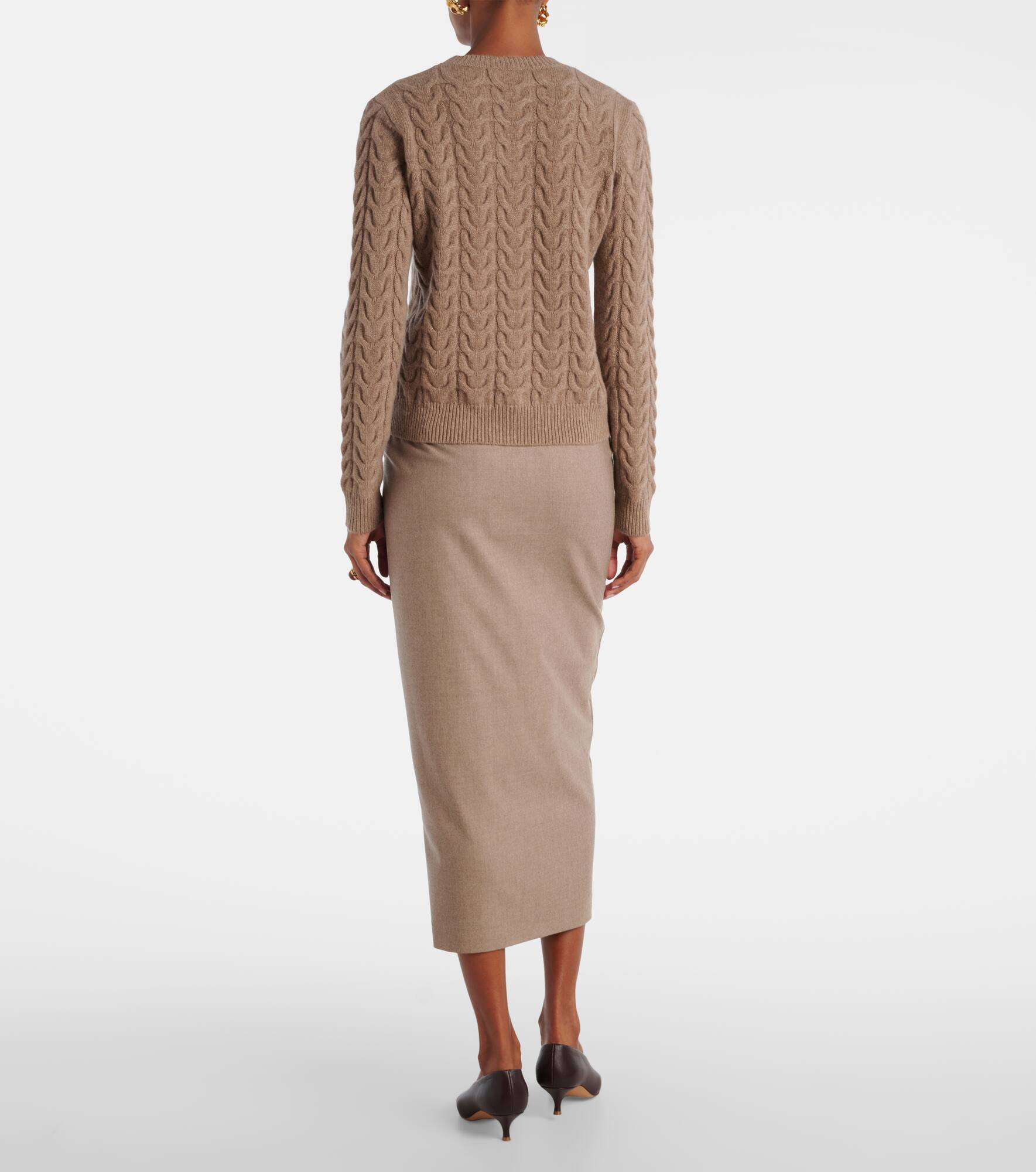 Aramis cable-knit cashmere sweater - 3
