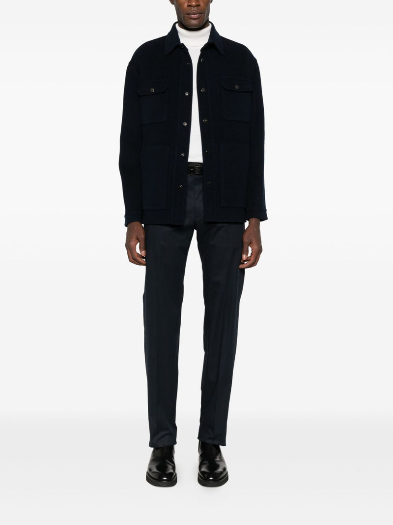 ZEGNA concealed-fastening tailored trousers outlook