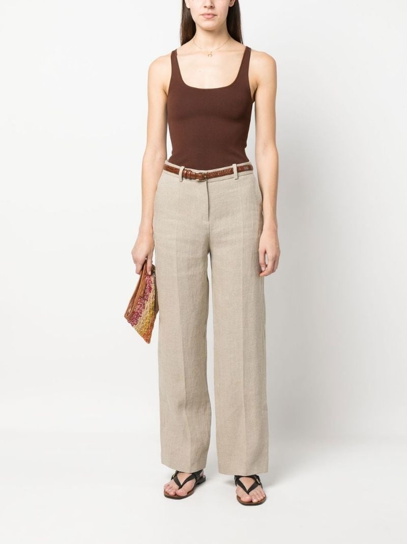 tailored mid-rise trousers - 2