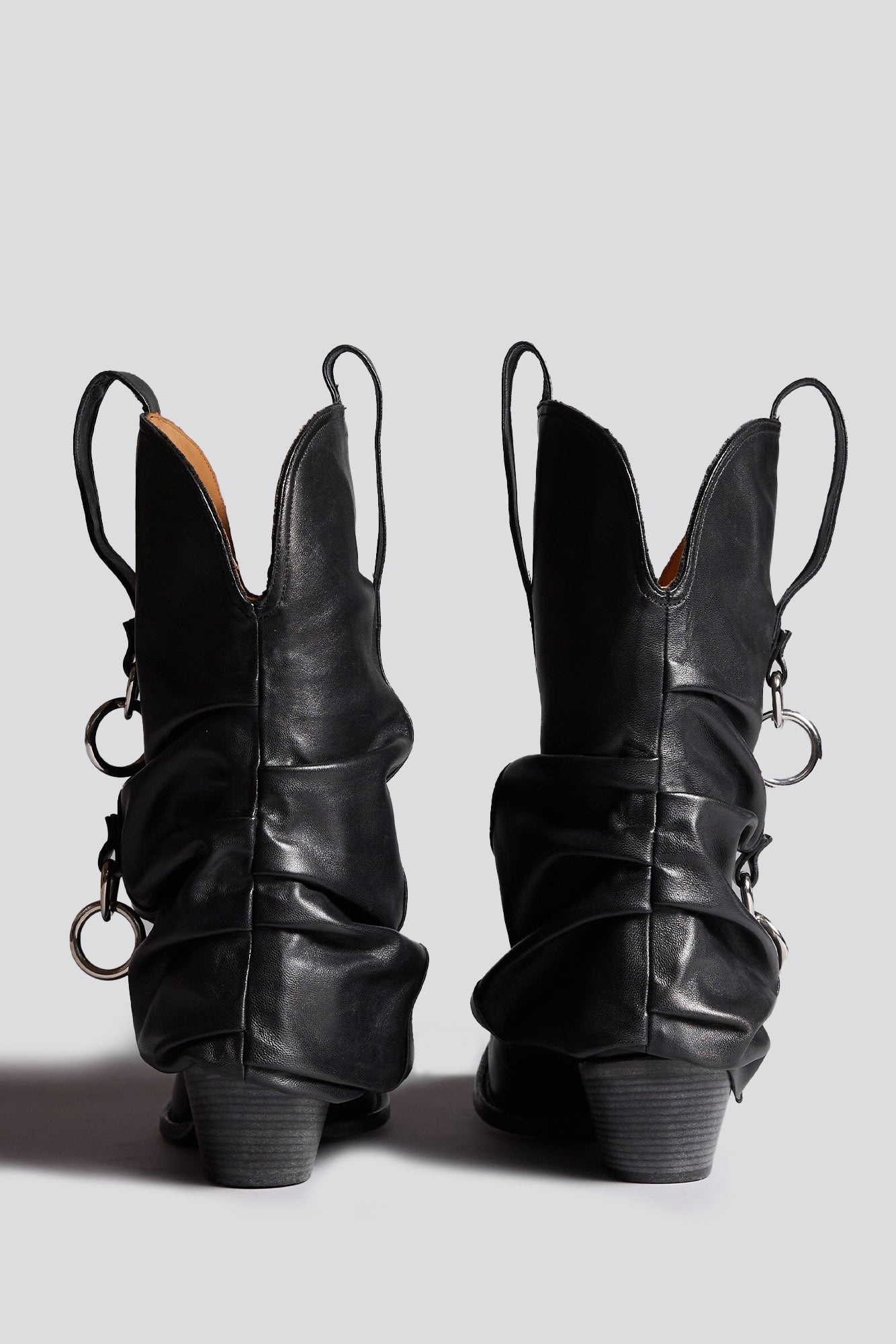 HARNESS LOW RIDER BOOT - BLACK WITH HARNESS -R13 - 3
