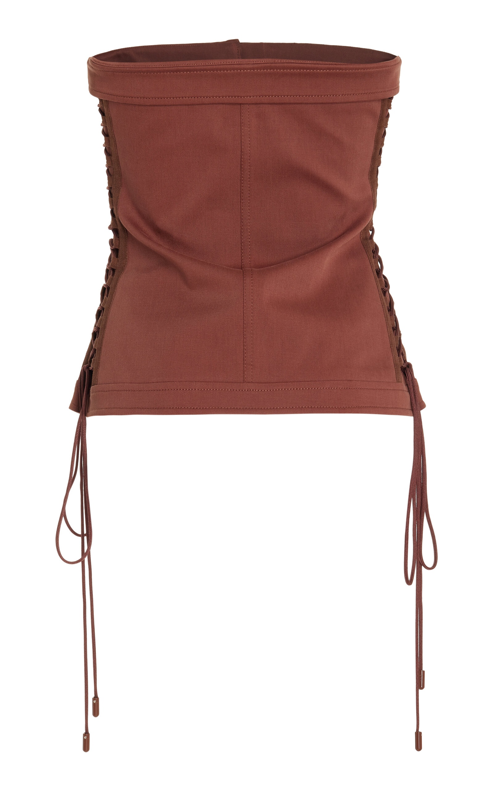 Sasha Cotton Zip Up Bustier neutral - 2