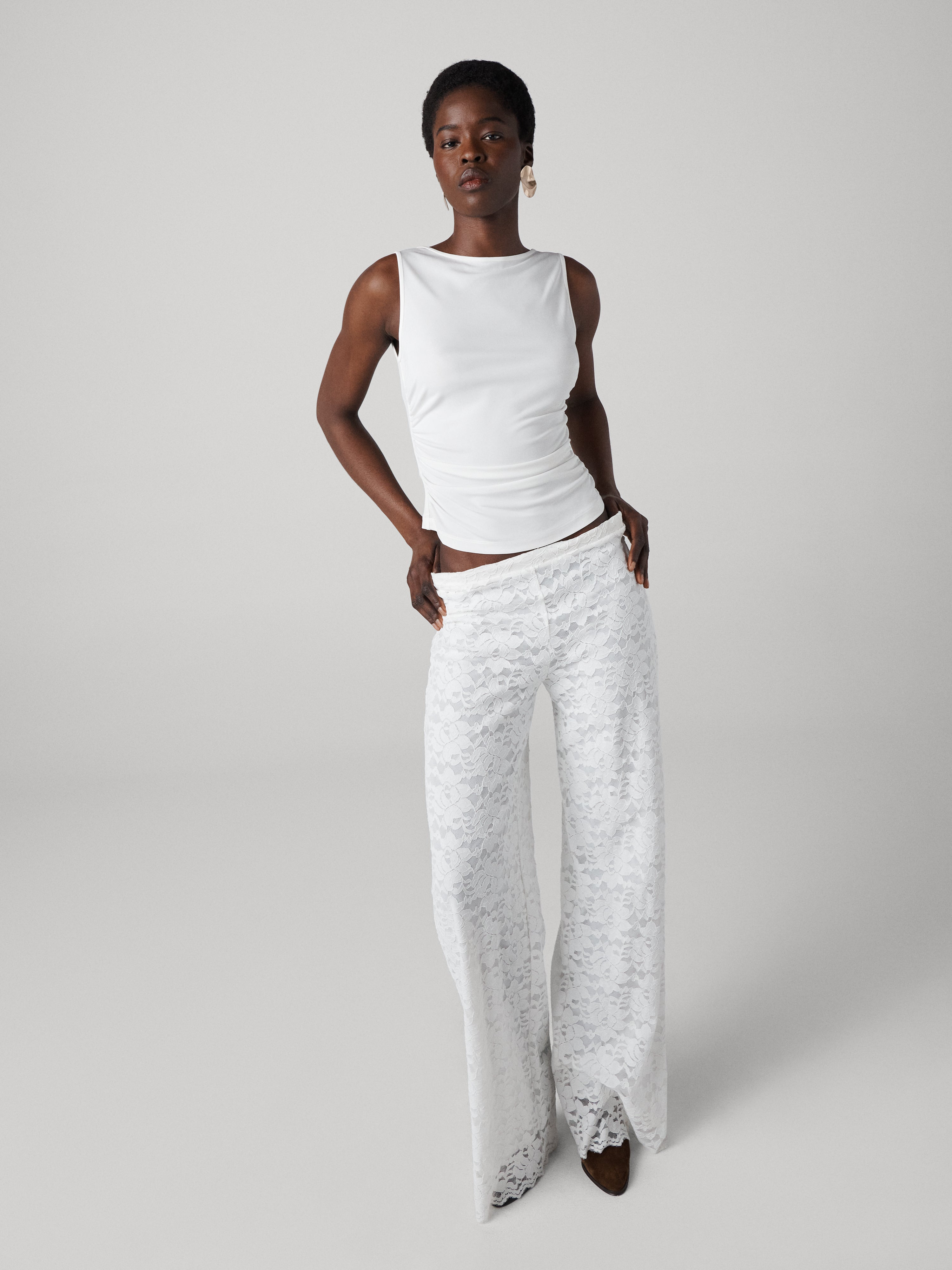 Malia Lace Pants - 4