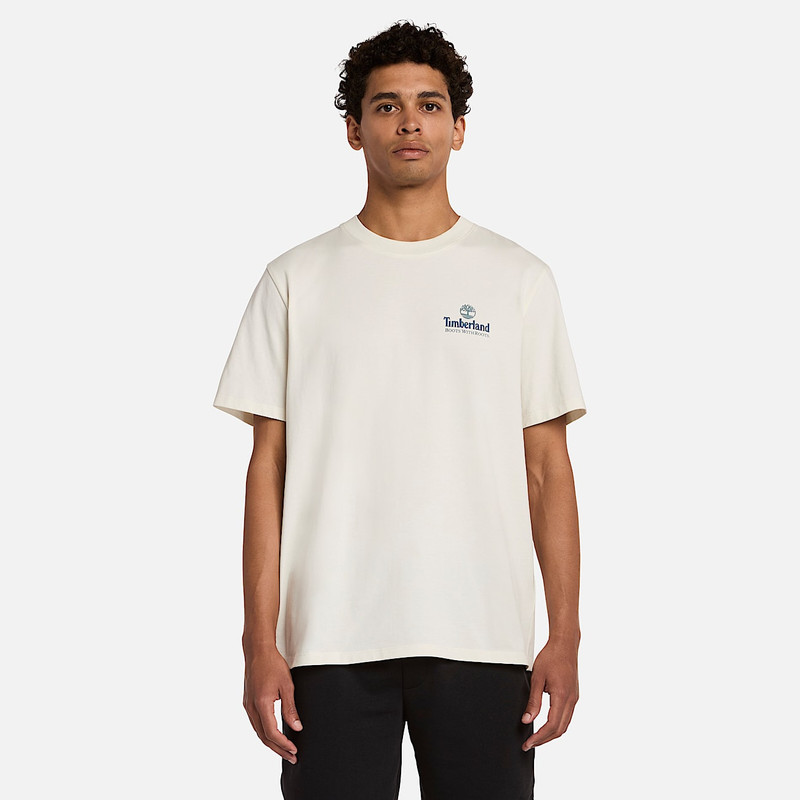 Illustrated Tree Logo Back Graphic T-Shirt 4