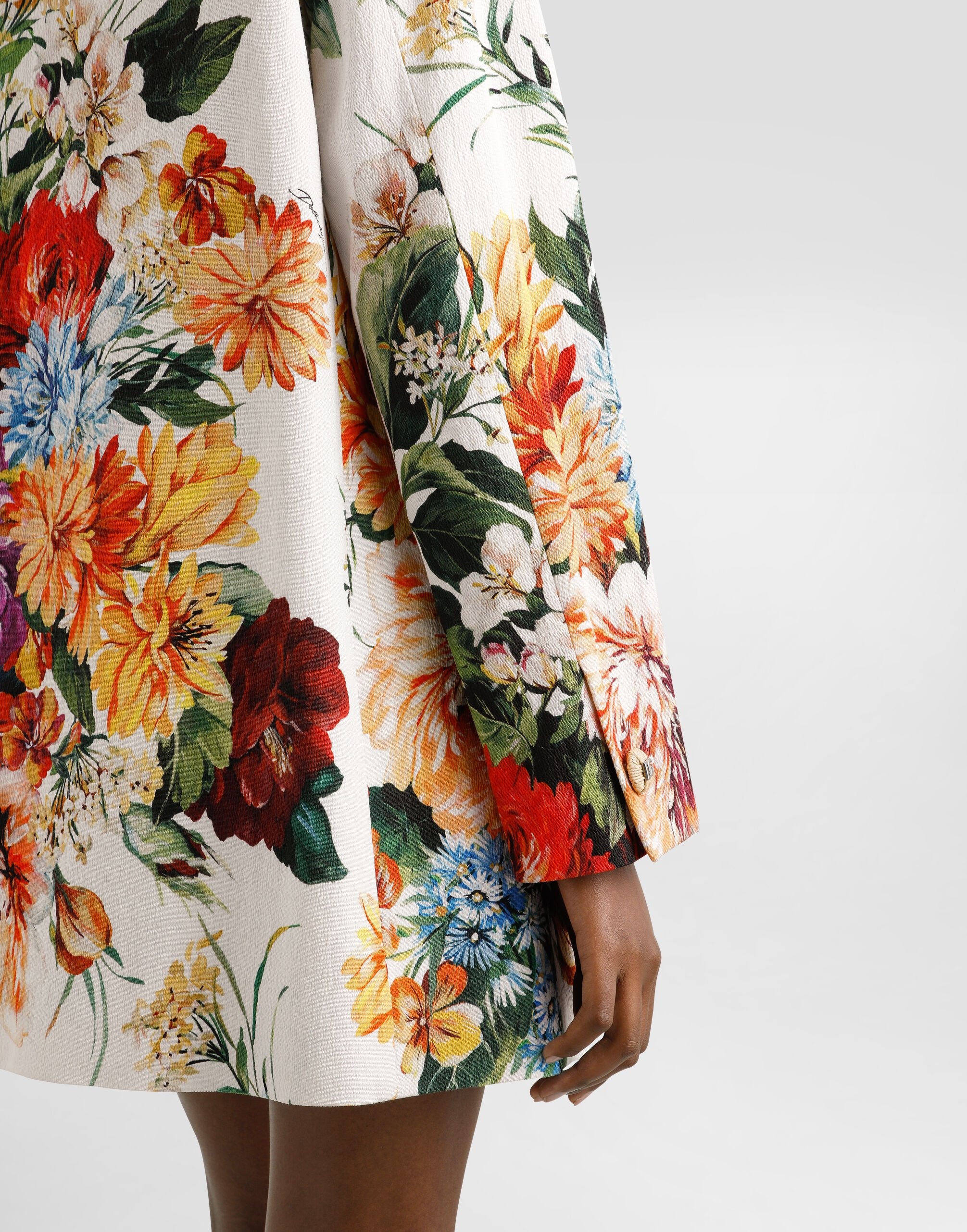Bouquet flower print coat - 5