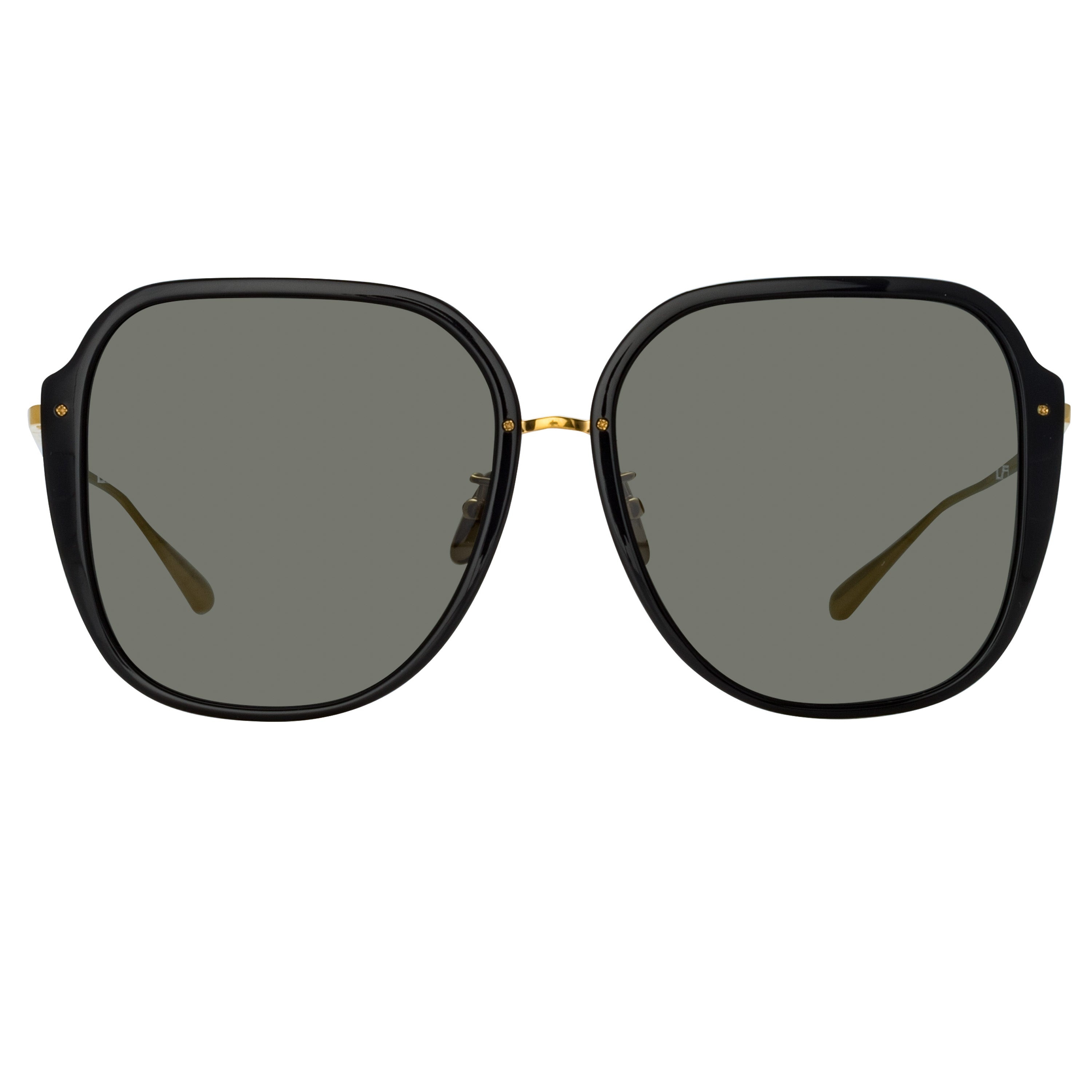 SOFIA OVERSIZED SUNGLASSES IN BLACK - 1