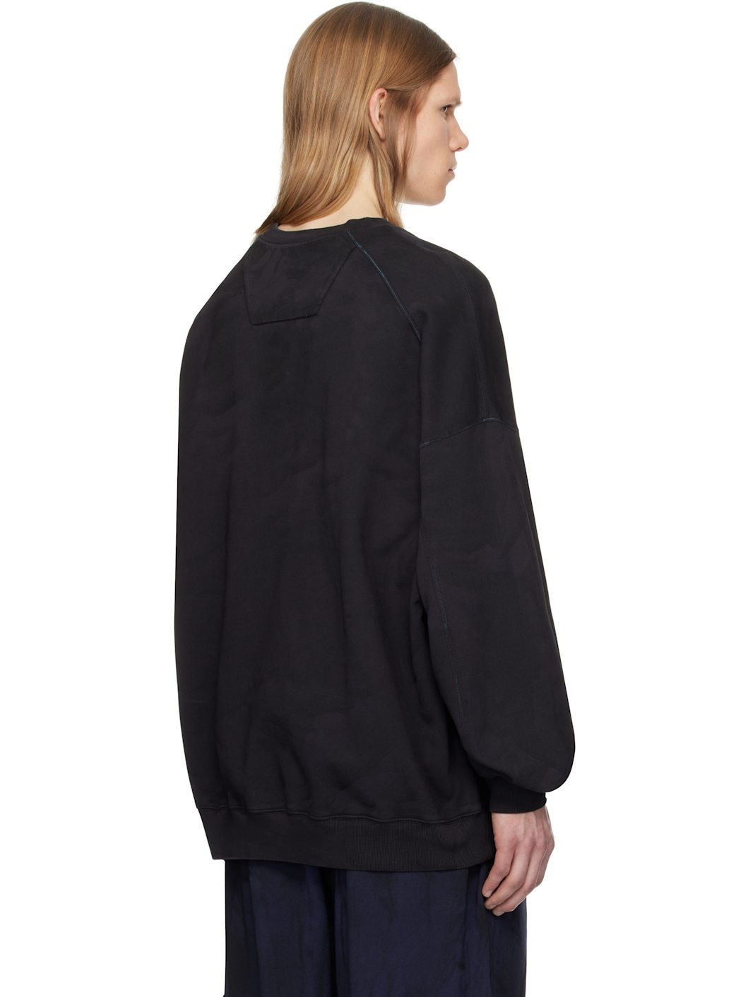 Juun. J Black New Dyeing Sweatshirt - 3