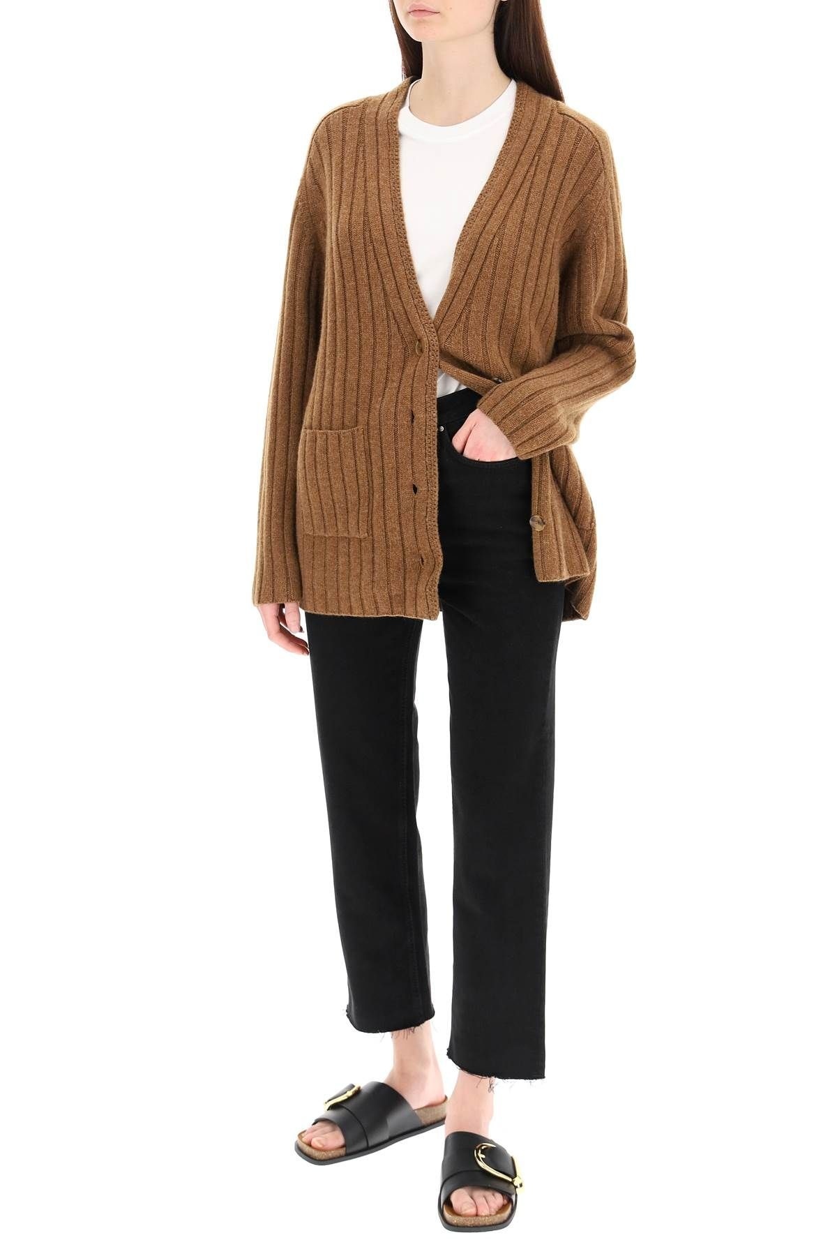 BUFFY CASHMERE CARDIGAN - 2