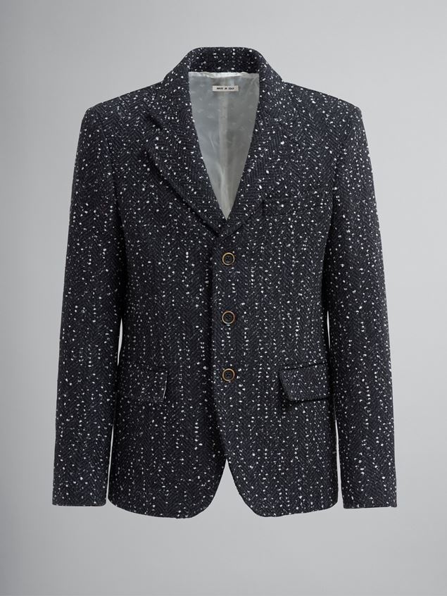 SPECKLED HERRINGBONE JACKET - 1