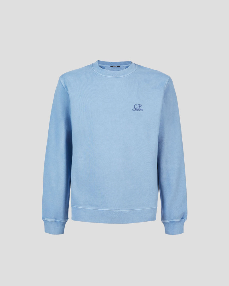 Brushed & Emerized Diagonal Fleece Logo Sweatshirt 1
