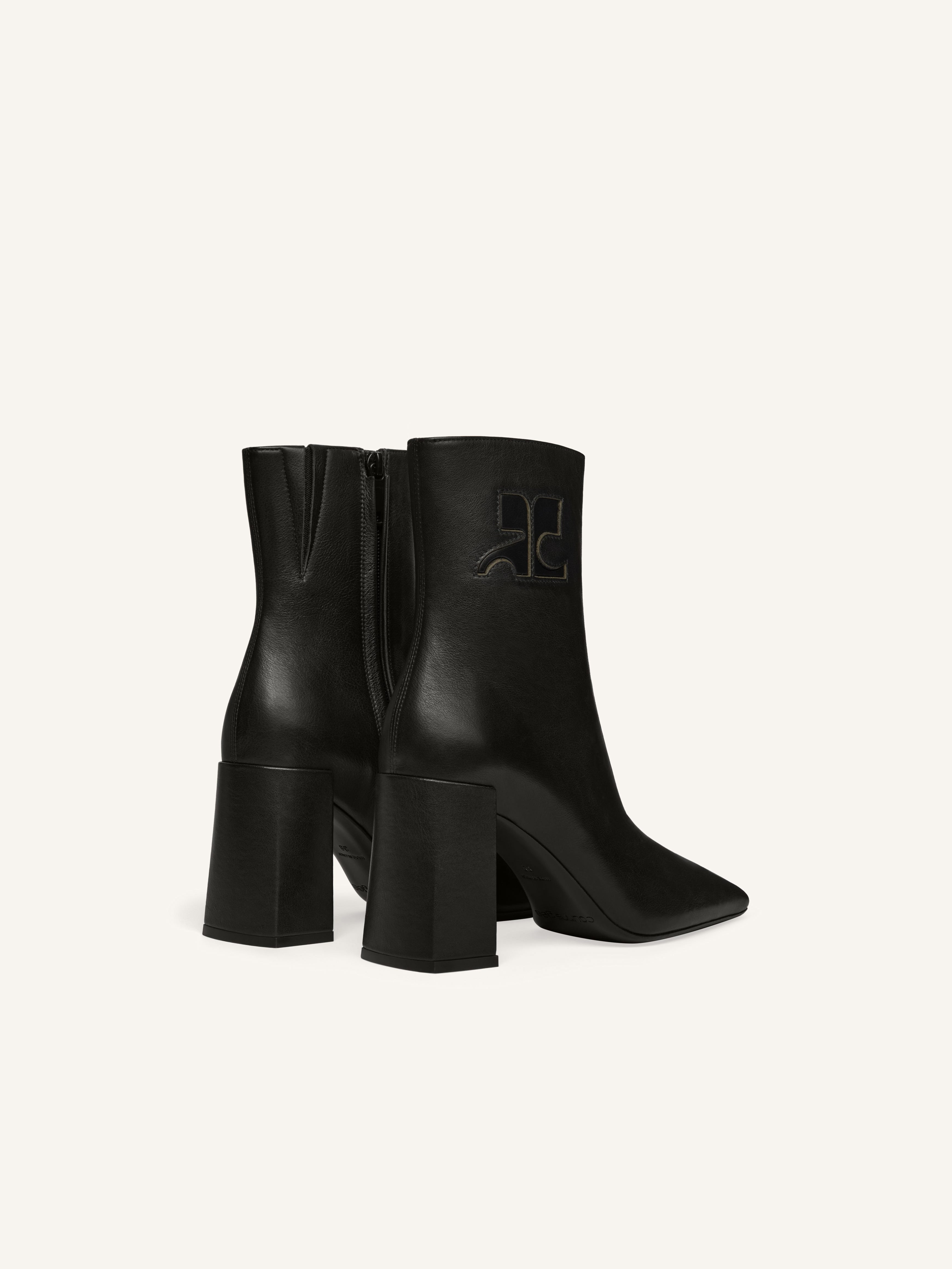 HERITAGE SHADOW LEATHER ANKLE BOOTS - 3