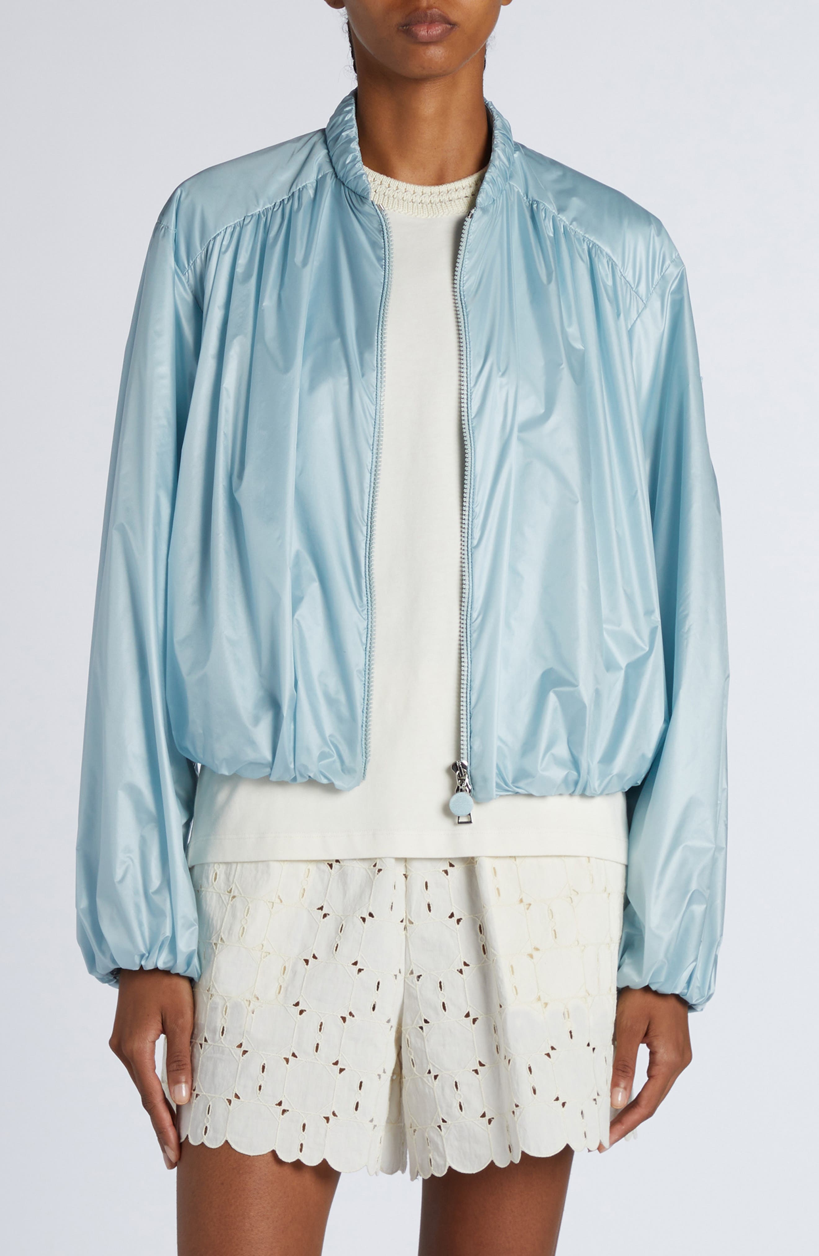Moncler Chazeron Bomber Jacket in Light Blue at Nordstrom - 1