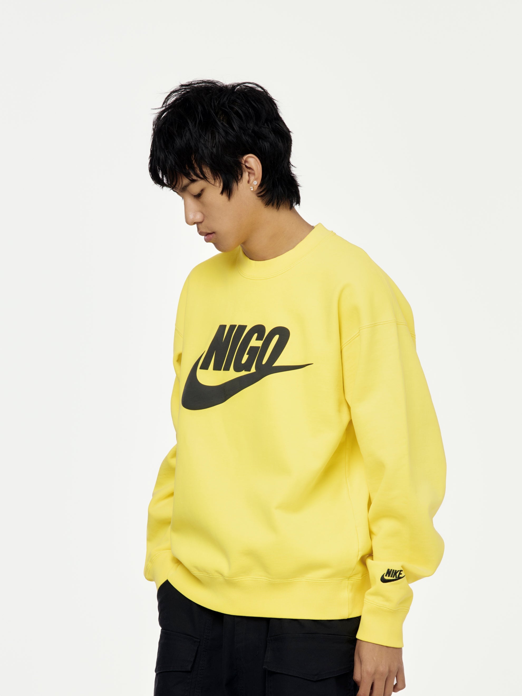 M NRG NIGO CREW FLC (SPEED YELLOW/BLACK) - 2