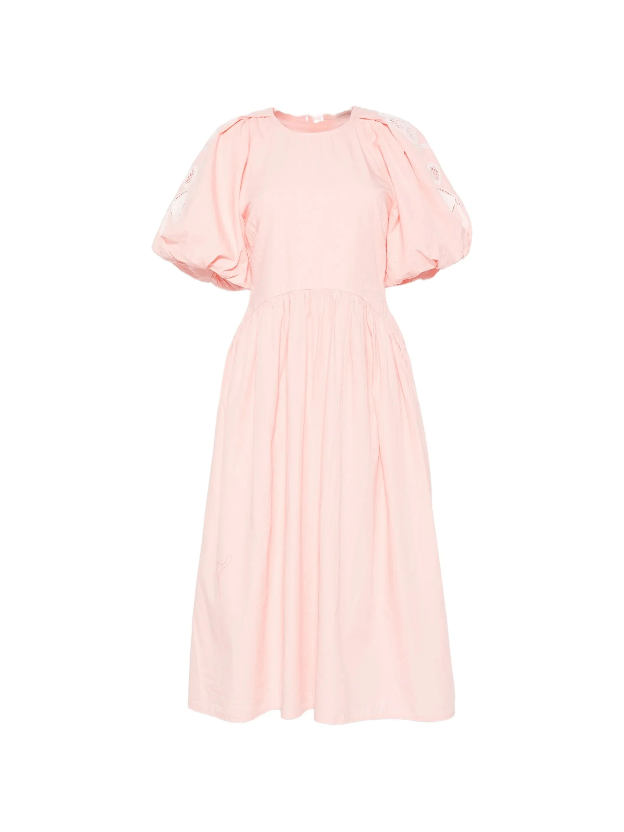 Stine Goya Broderie-anglaise Puff-sleeve Dress - 1