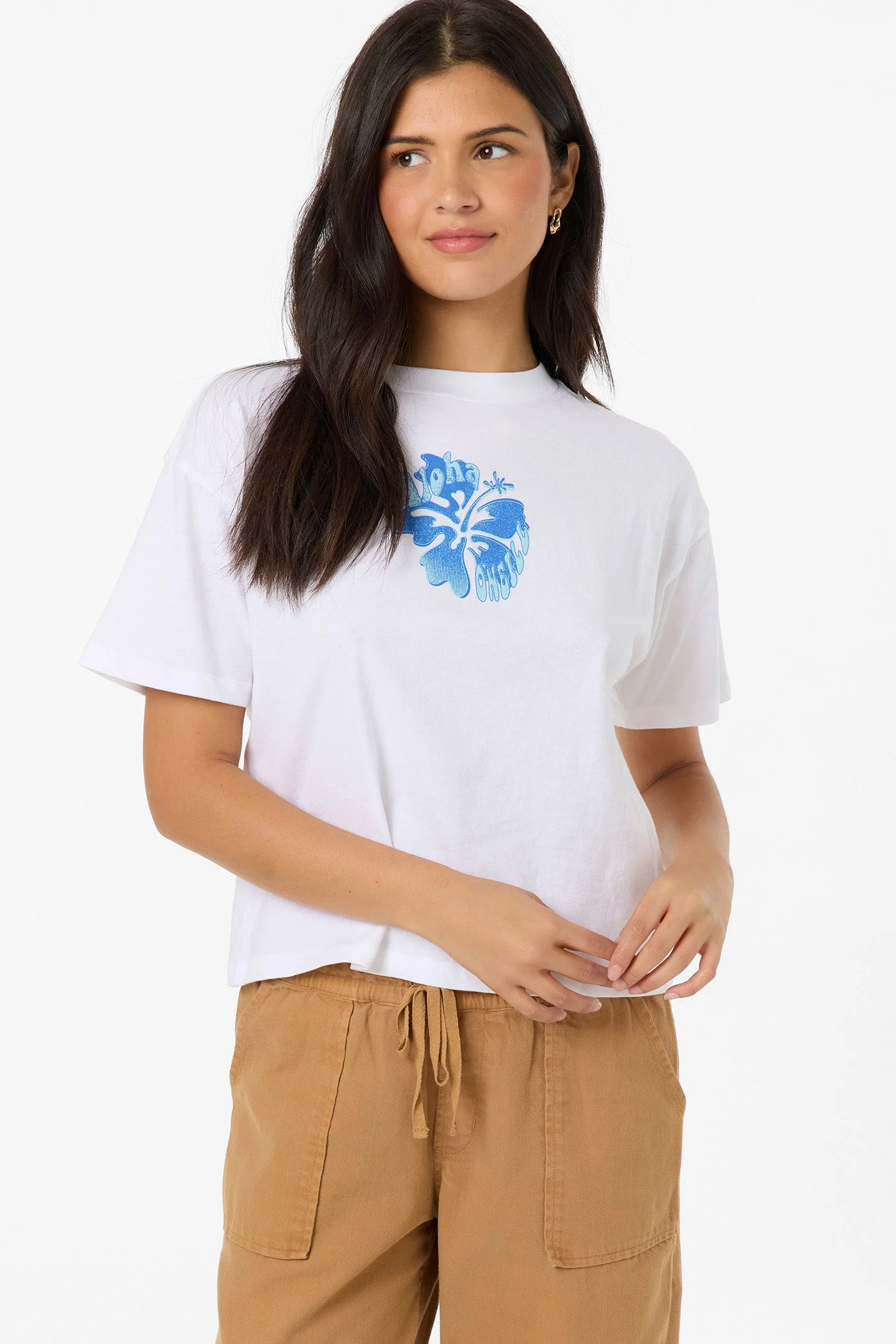 Aloha Hibiscus Hawaii Easy Tee - 1