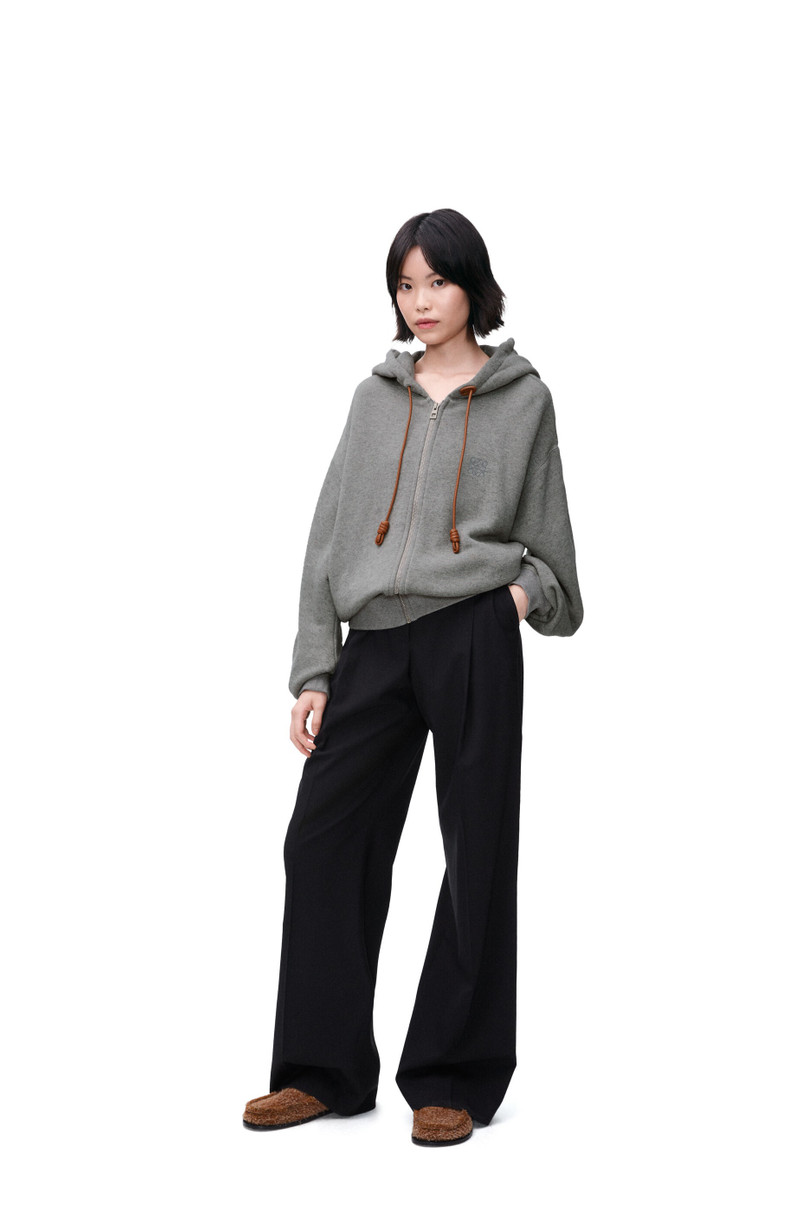 Loewe Flamenco hoodie in cotton and cashmere outlook