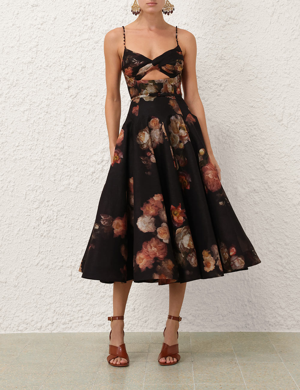 HYPNOTIC TWIST MIDI DRESS - 2