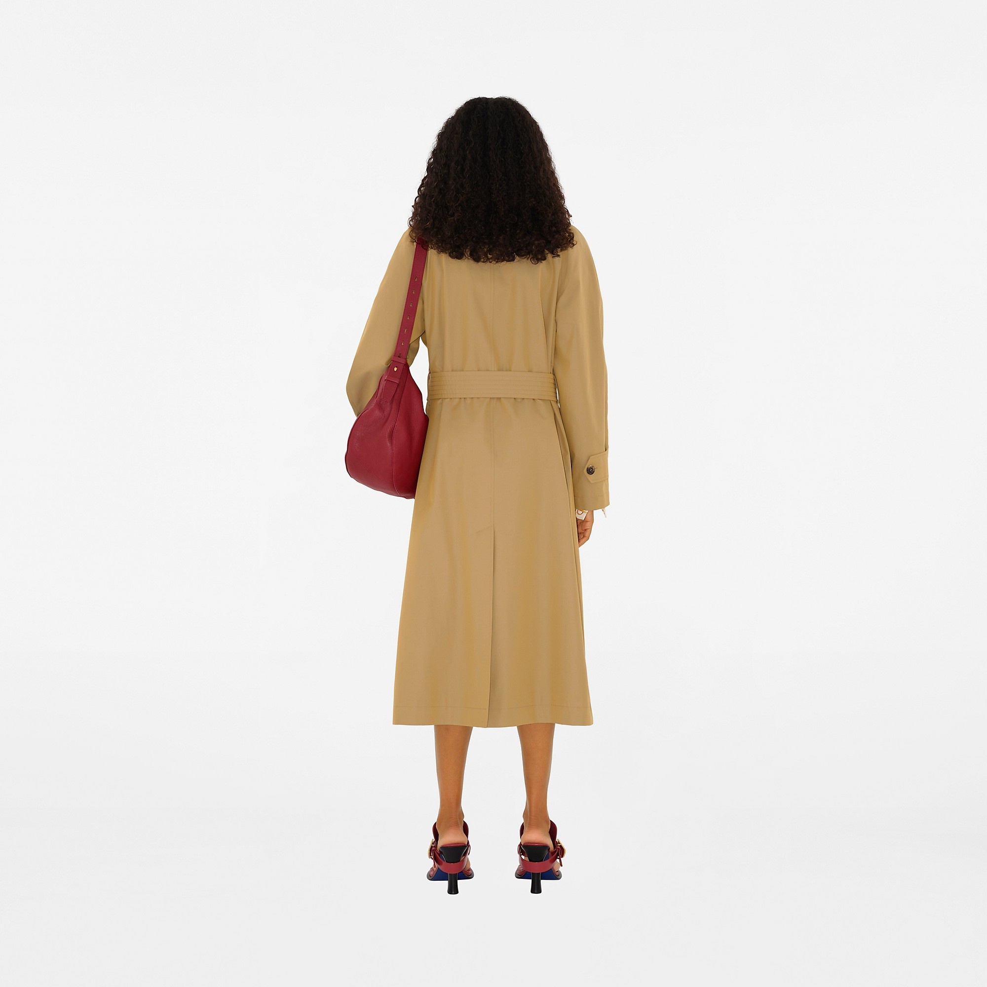 Long Gabardine Car Coat - 4