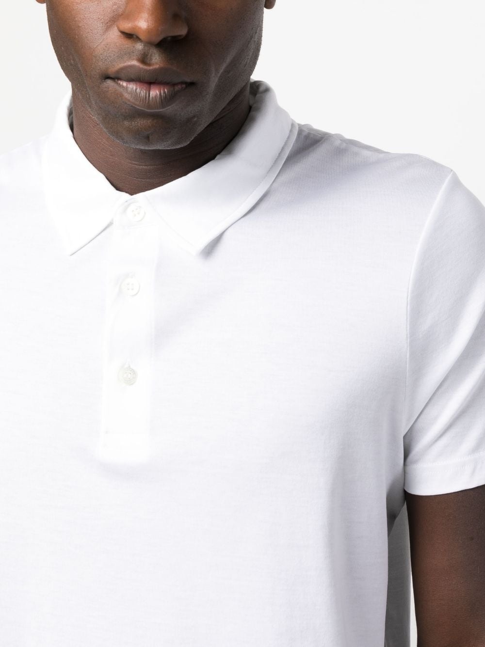 short-sleeve cotton polo shirt - 5