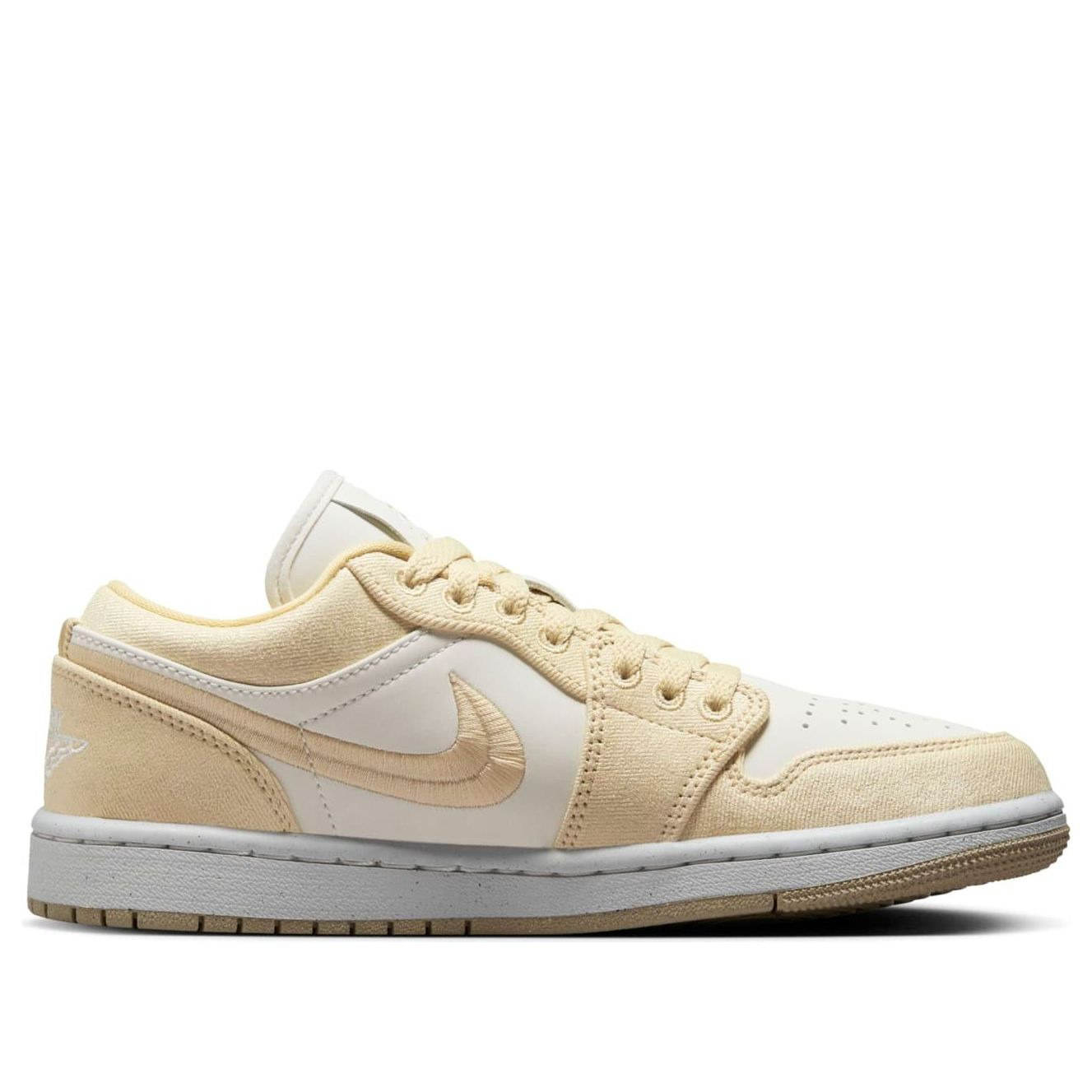 (WMNS) Air Jordan 1 Low SE 'Canvas - Team Gold' FN3722-701 - 2