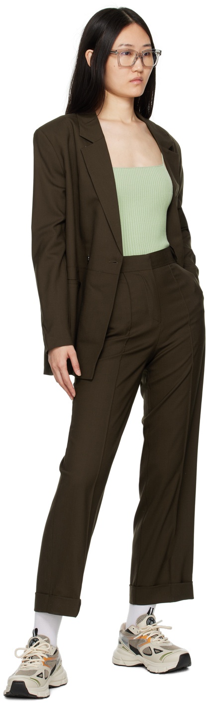 【関税込み】AERON ブラウン Zima トラウザーズ AERON Brown Zima Trousers | REVERSIBLE
