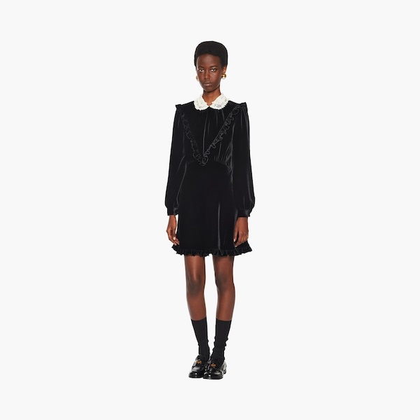 Velvet minidress - 6