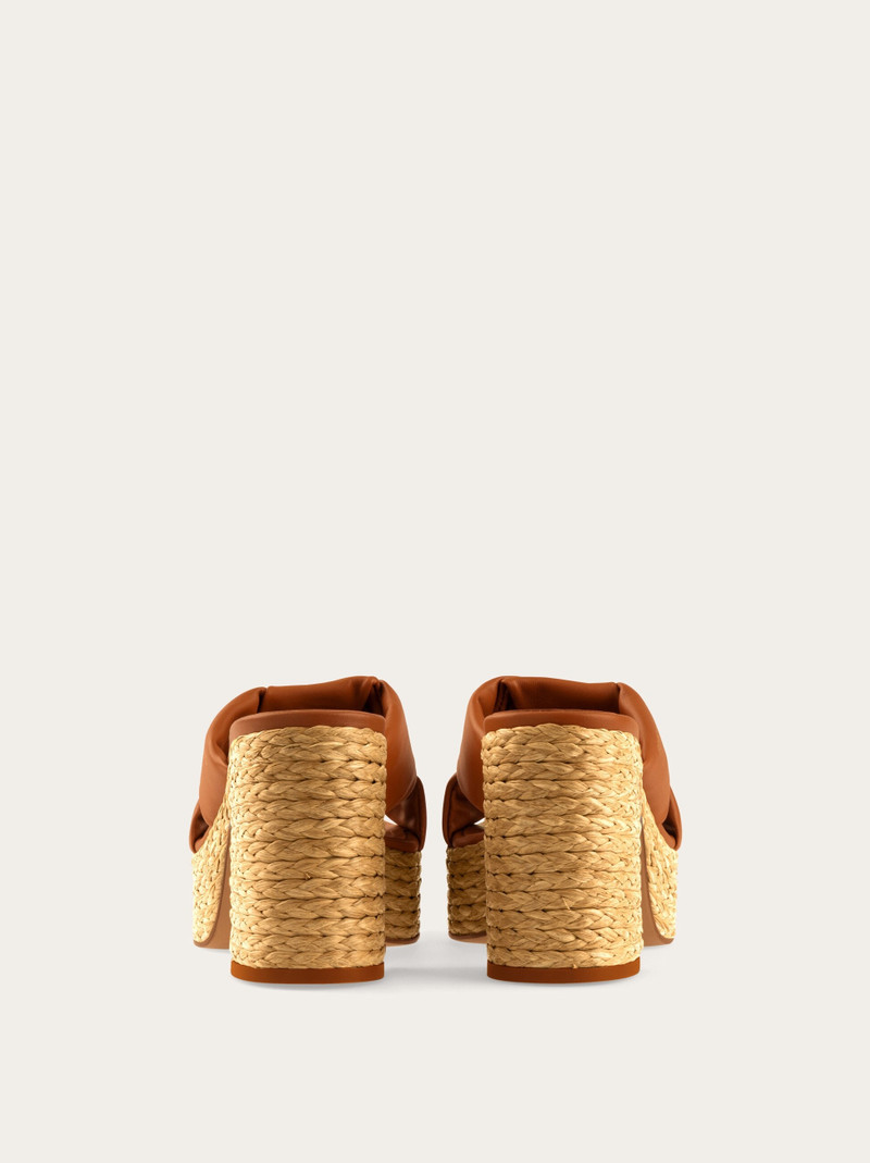 FERRAGAMO Platform sandal outlook