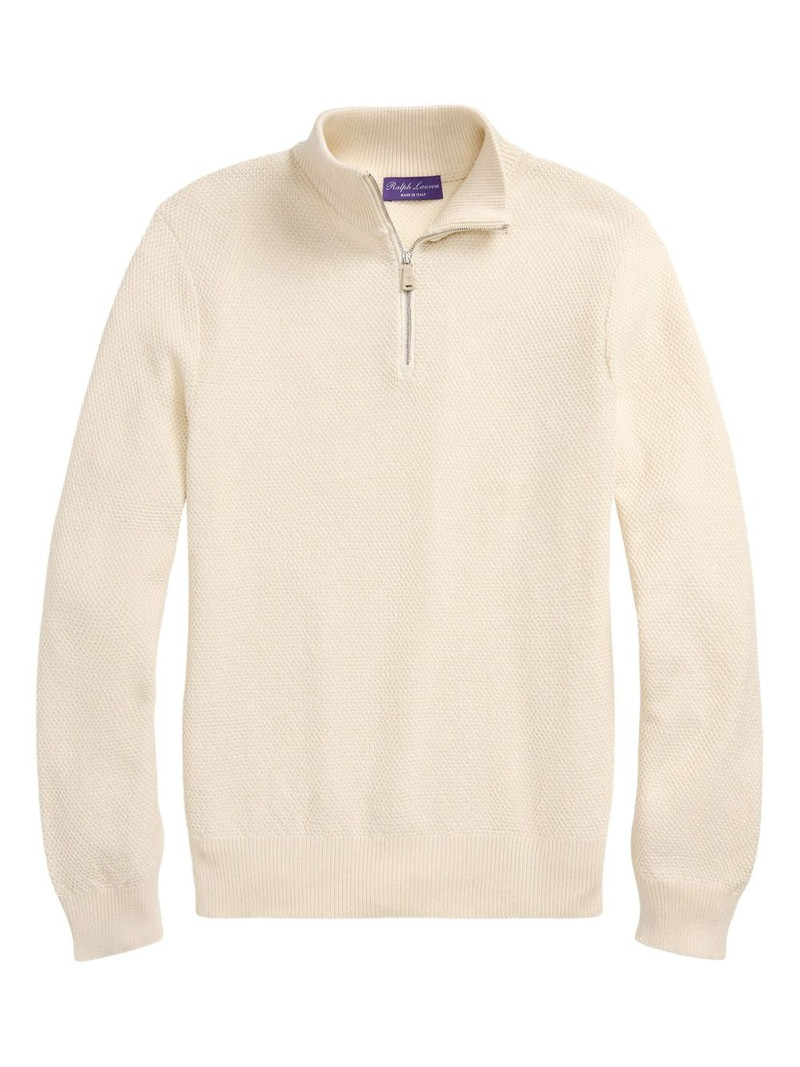 silk-blend jumper 1