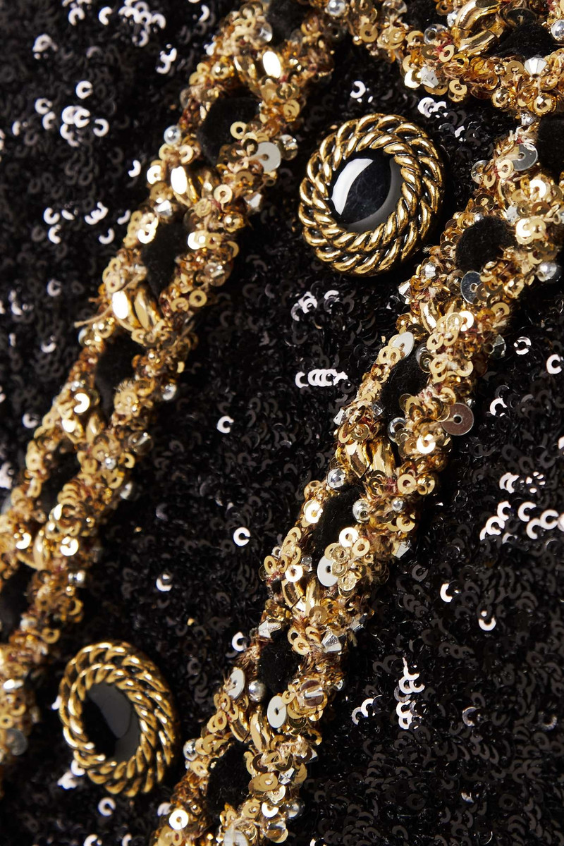 sequin-embellishment bustier 미니 드레스 4