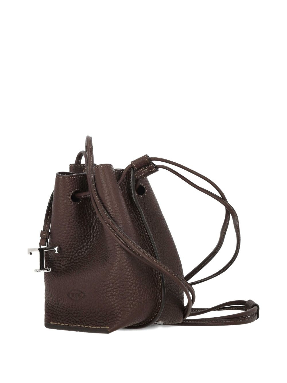 leather bucket bag - 3