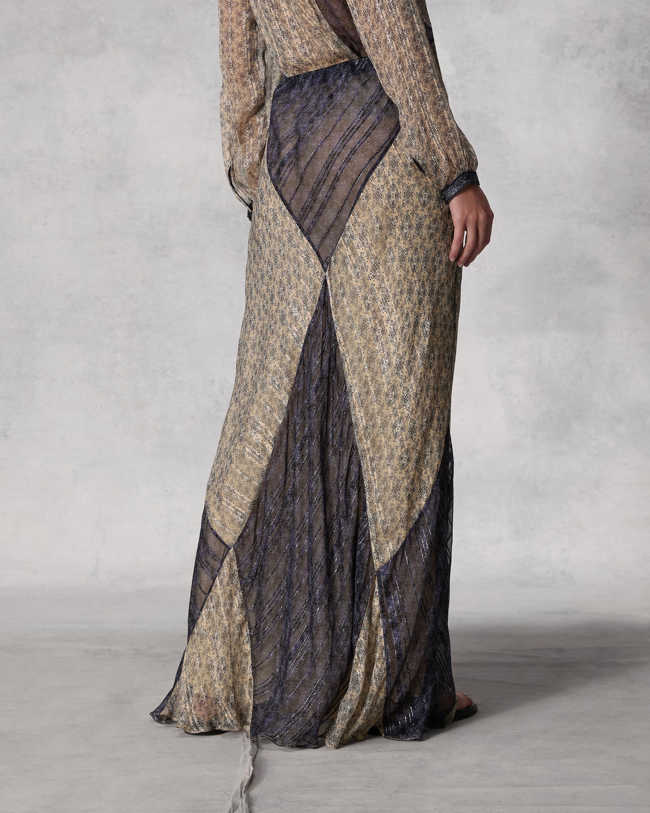 Delancy Viscose Lurex Skirt
Maxi - 4