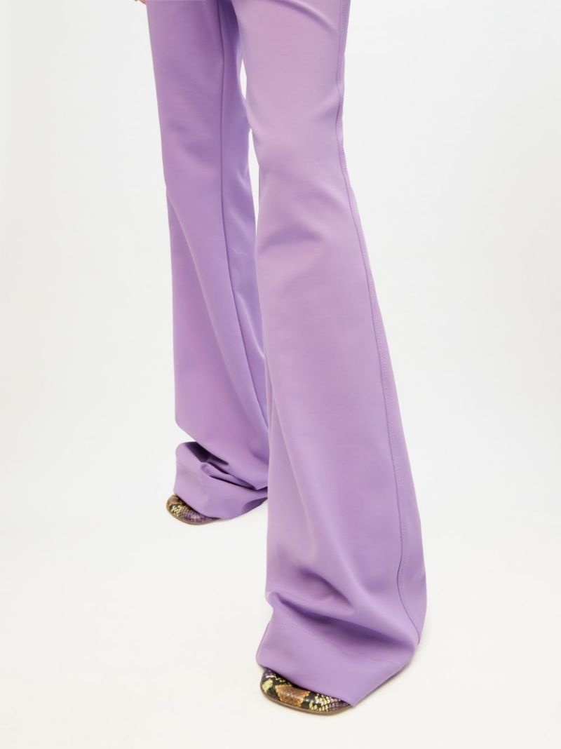 tailored flared trousers - 6