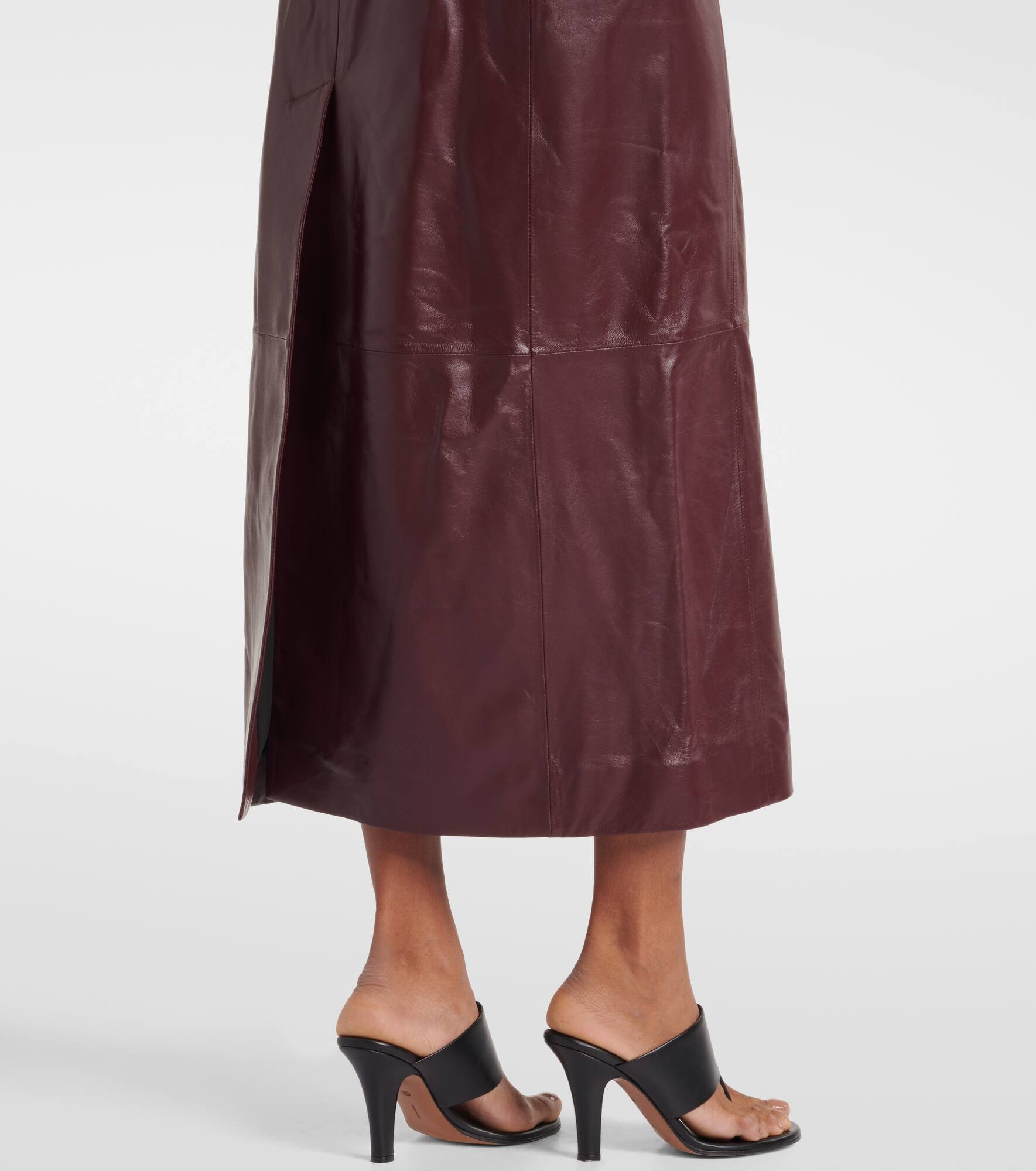 Ellery leather midi dress - 5