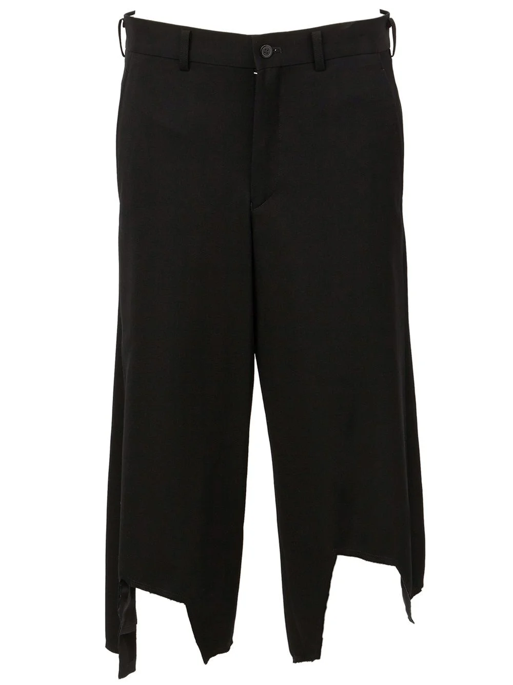 uneven cropped trousers - 1