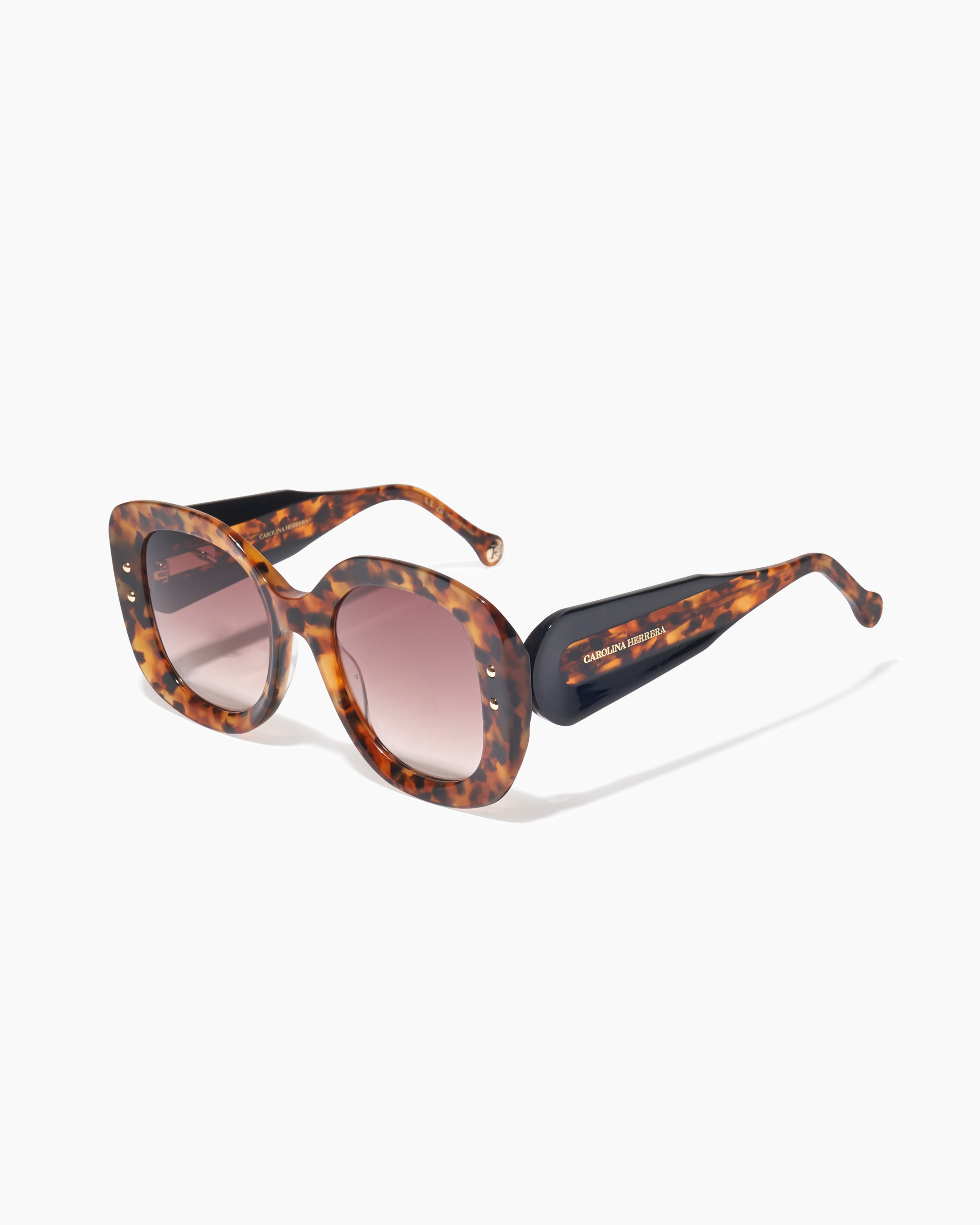 Oversized Sunglasses With Chain - 3