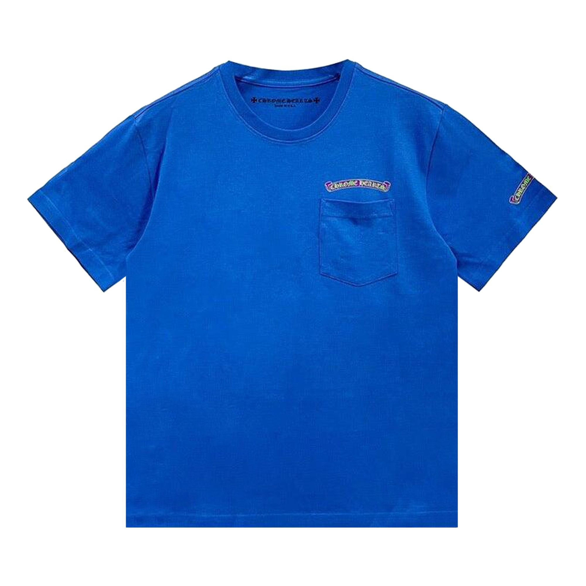 +CHROIME HEARTS+ SCROLL TEE BLUE スクロール Tシャツ ピンク CHROIME HEARTS+ SCROLL TEE BLUE スクロール Tシャツ ピンク