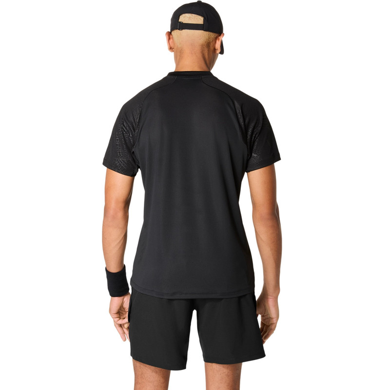 Asics MATCH SHORT SLEEVE TOP NIGHT ENERGY outlook